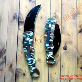 KARAMBIT-Folding-knife-Green-CamoBlack-312