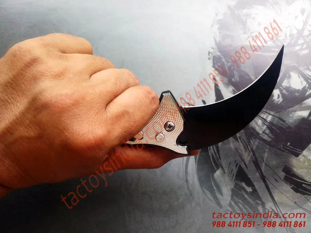  Karambit Knife Folding With Pocket Clip - Tactical