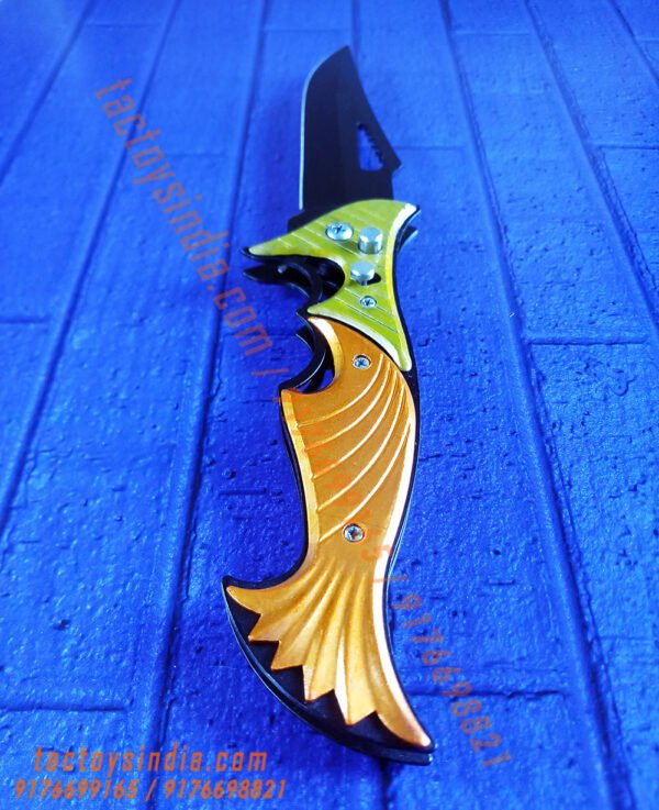 SOG Beautiful Curvy Ergonomics Full Aircraft Grade Aluminium Folding Knife Automatic