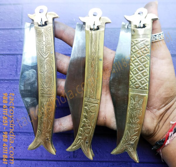 Rampuri Chaku Medium Vintage Antique Indian Knife Classic Churi Leverlock Handmade