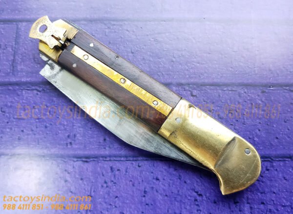 Rampuri Small Collectible Vintage Antique Indian Knife Classic Churi Leverlock Switchblade Handmade