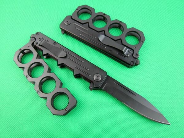 Cold Steel B088 Knuckle duster knife knives Folding Blade knuckle knife Self-defense Iron gloves knives Tactical Combat Camping blunt tool