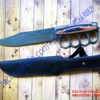 Damascus Finish Trench Bowie knife-S726