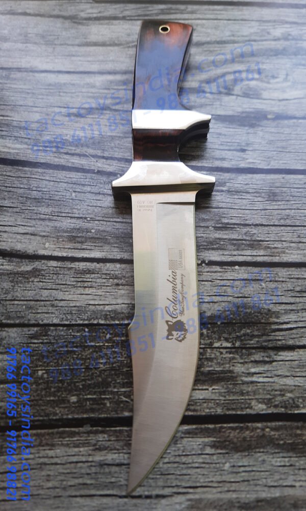 Columbia A09 Dual Guard Royal Dagger Knife / Brass hardware / SS Guards / Full tang / 330c Blade / Gifting n Collection Piece by Tactoysindia.com