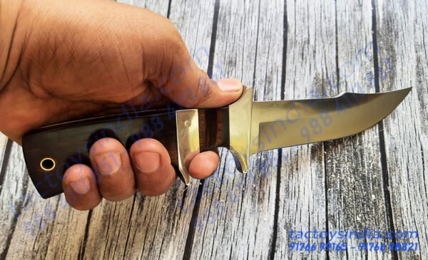 Columbia A09 Dual Guard Royal Dagger Knife / Brass hardware / SS Guards / Full tang / 330c Blade / Gifting n Collection Piece by Tactoysindia.com