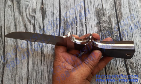 Columbia A09 Dual Guard Royal Dagger Knife / Brass hardware / SS Guards / Full tang / 330c Blade / Gifting n Collection Piece by Tactoysindia.com