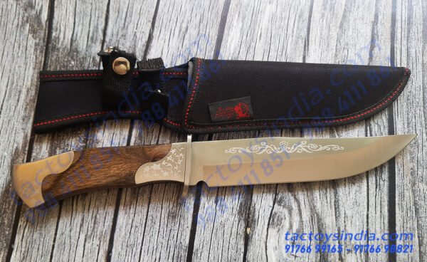 Columbia XF66 Classical Vintage desing full tang knife blade / 330c tempered Knife / Engraved Stainless Steel And Hardwood handle Survival knife Tactoys India