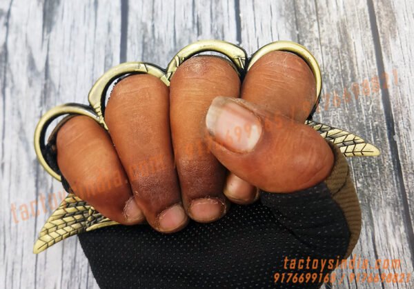 Copper-Hawk-with-Big-Open-Wings-Knuckle-Duster-Large-Finger-Rings-Vintage-Themed-punch-India