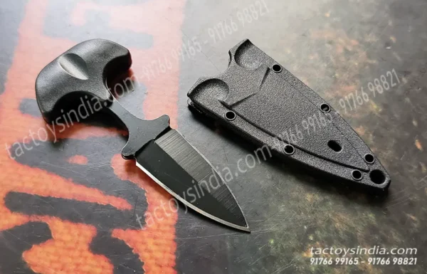 ABKT Combat Ready Worlds Smallest Ninja Push Dagger Pendant Neck Knife Multicolor